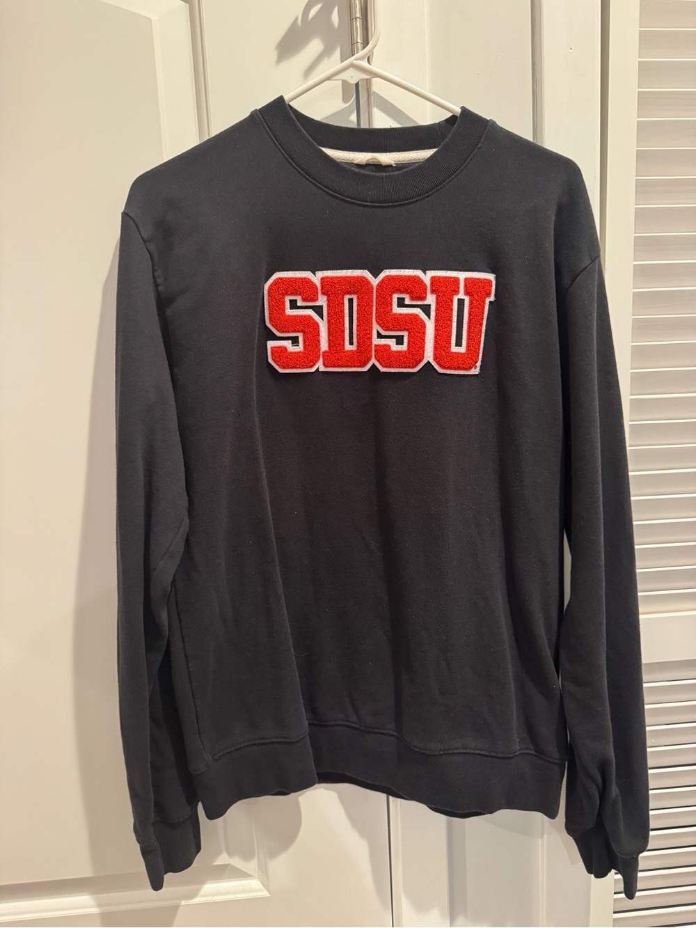 Black and Red SDSU Sweatshirt
